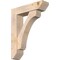 Ekena Millwork Legacy Slat Smooth Bracket w/ Offset Brace, Douglas Fir, 7 1/2"W x 30"D x 38"H BKT0806X30X38LEC06SDF - alternate 1
